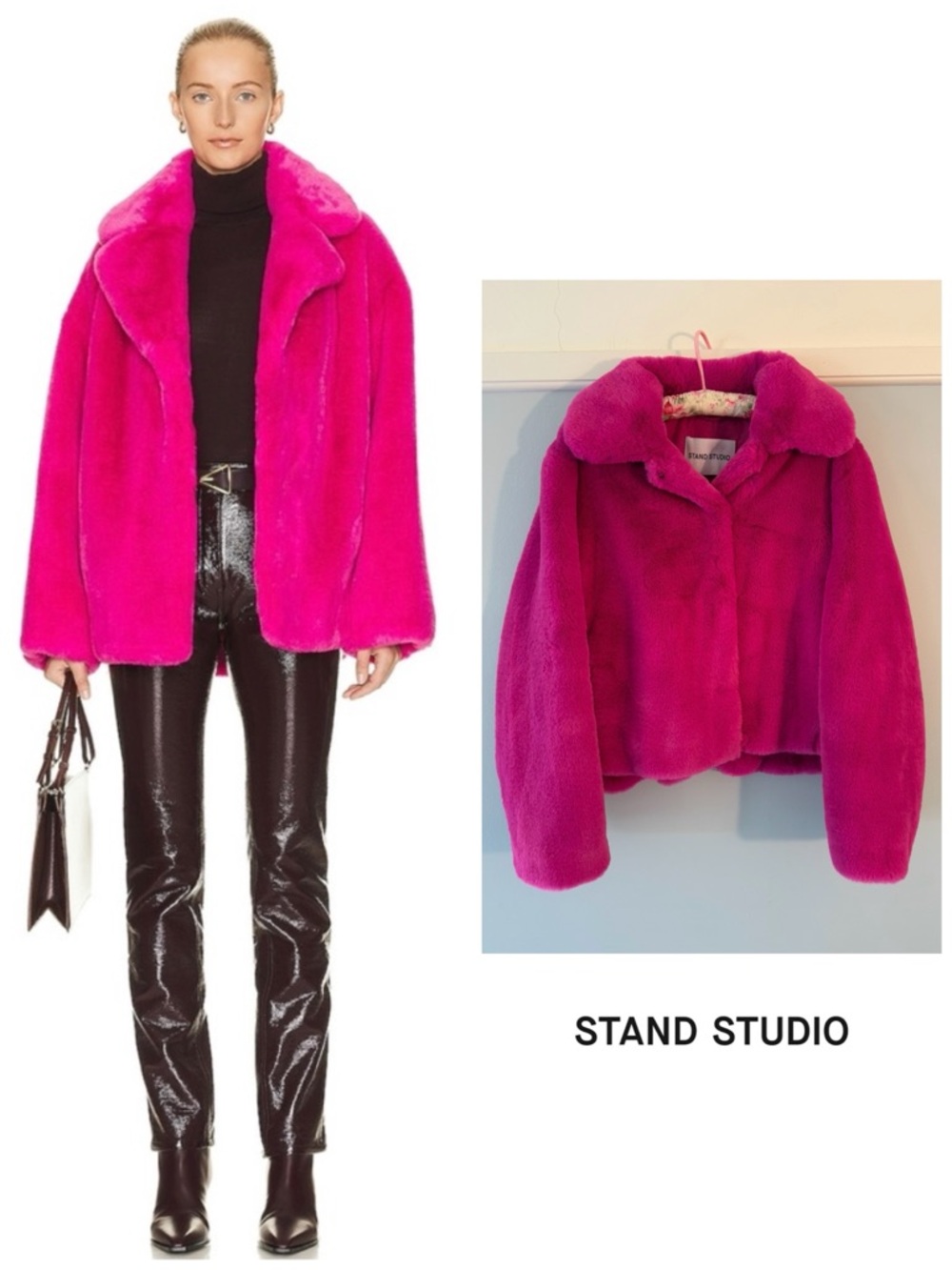 Like New - Stand Studio Marcella Faux Fur Jacket (XS/US 2)